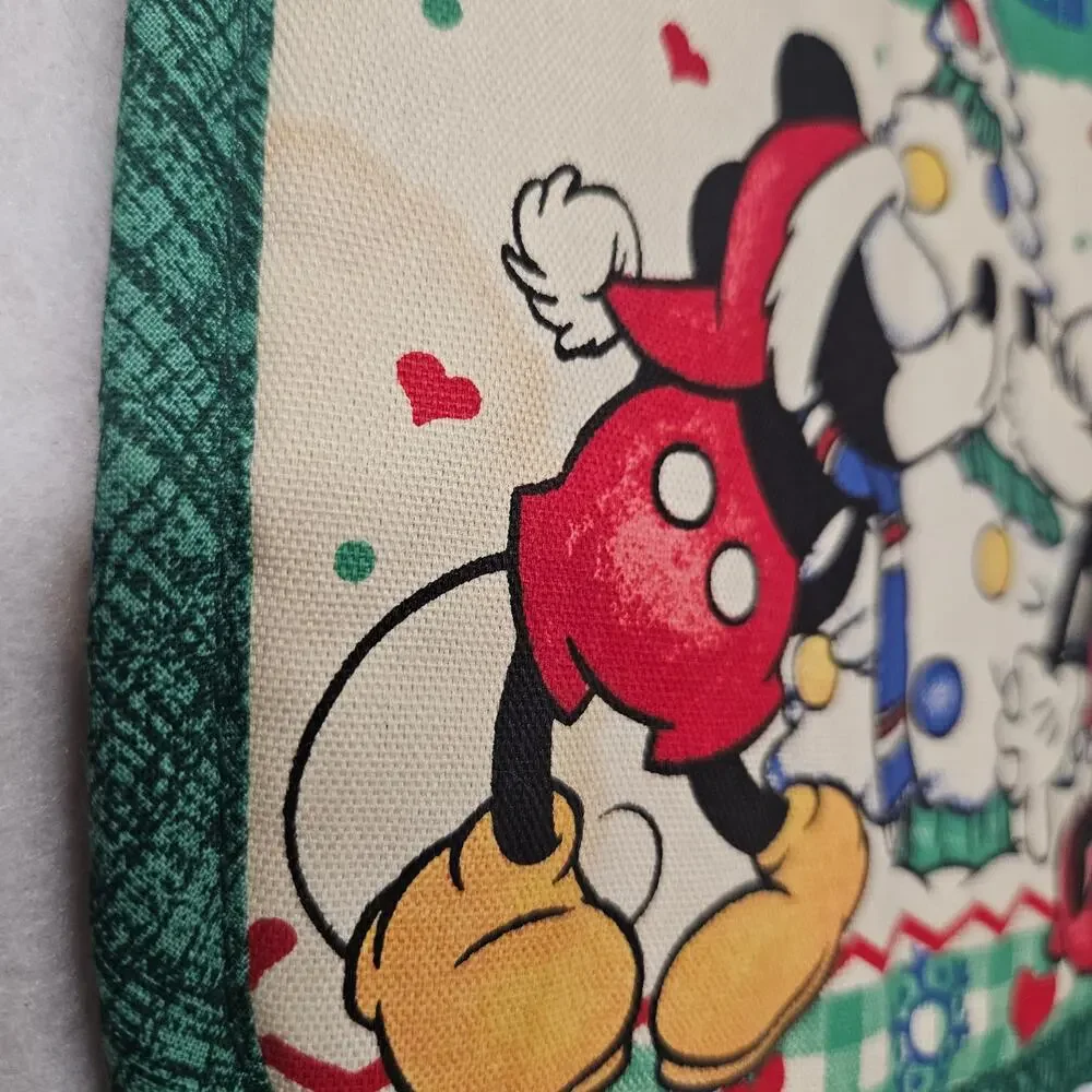 Mickey Mouse Christmas Vintage Kitchen Oven Mitt and Pot Holder